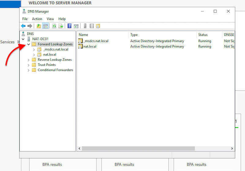 Welcome to Server Manager