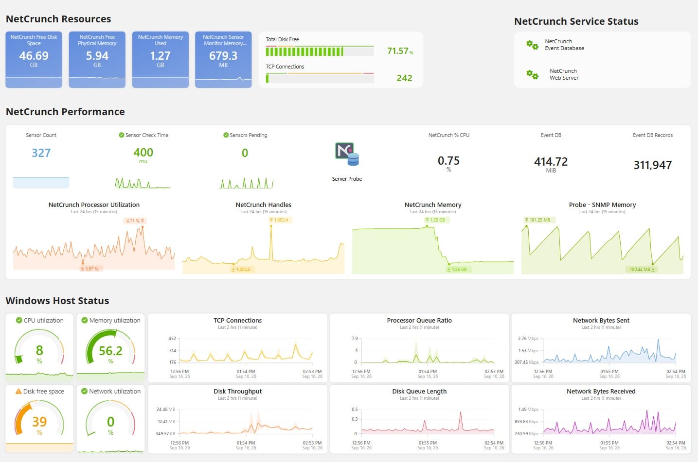 AdRem NetCrunch Resource Monitor
