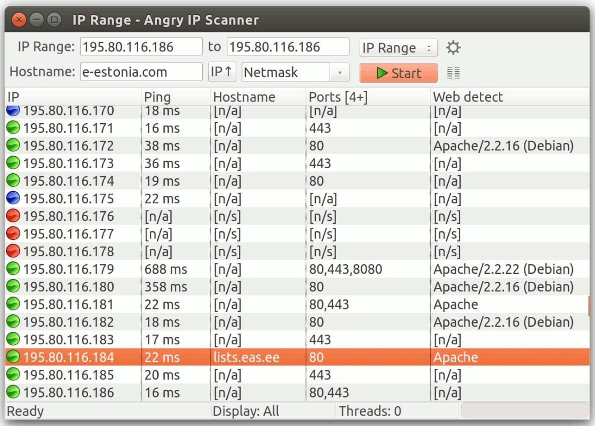 Angry IP Scanner