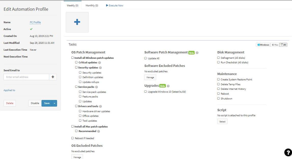 Atera Patch Management