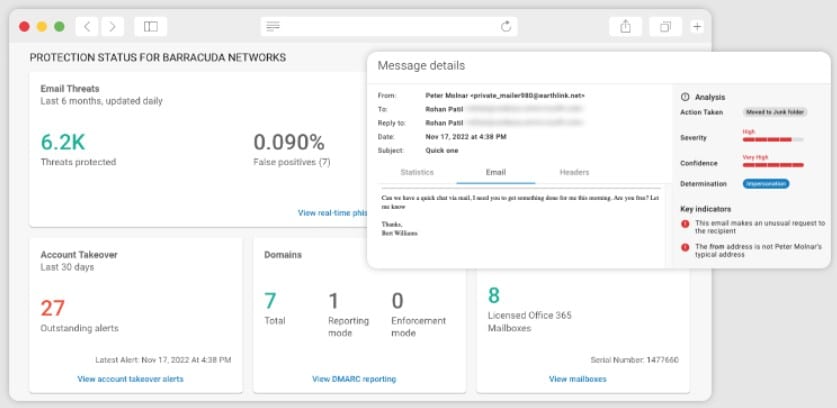 Barracuda phishing protection