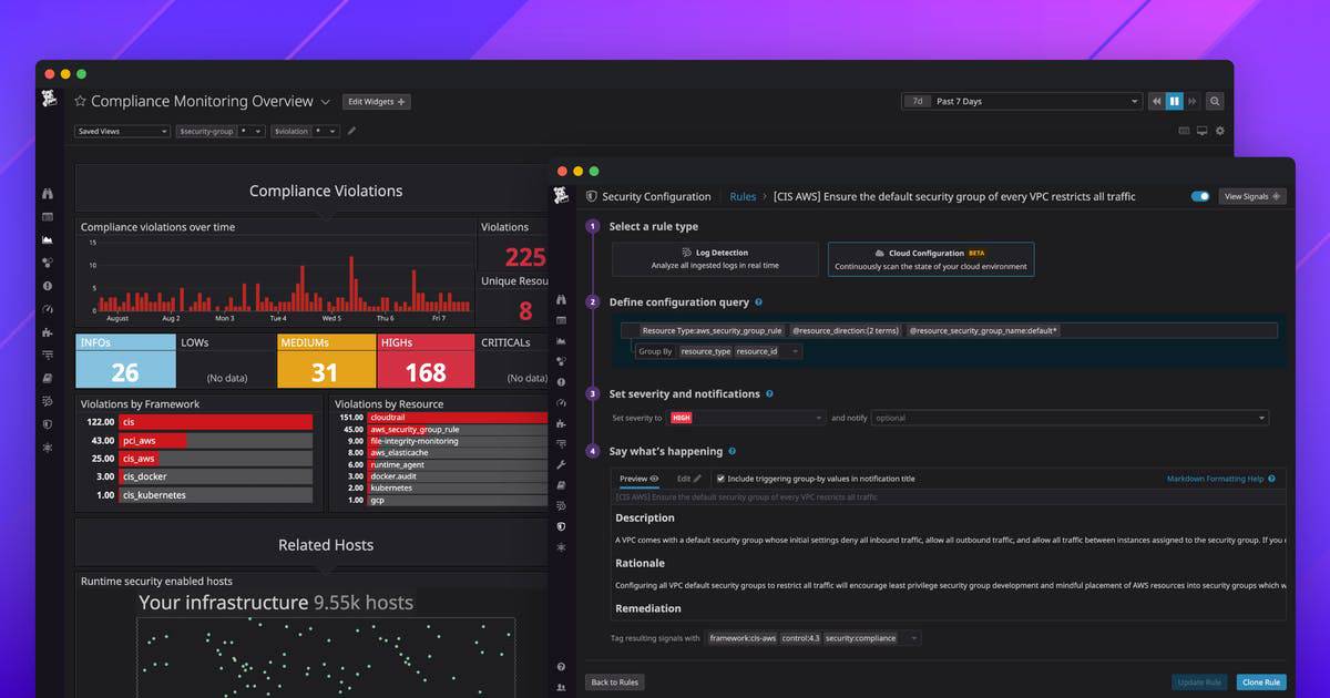 Datadog Security and Compliance Monitoring