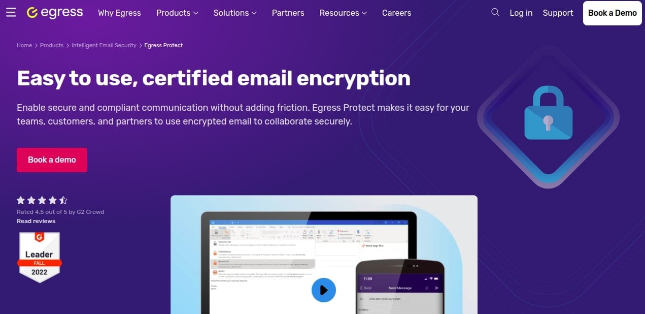 Egress email protection