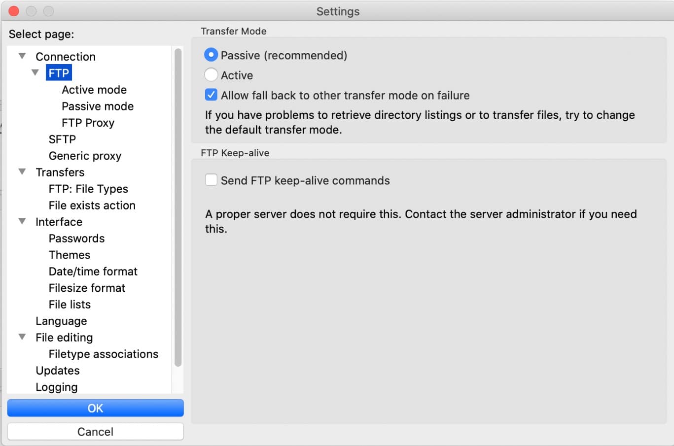Exavault file transfer
