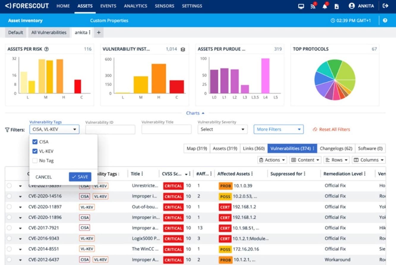 Forescout Asset Inventory