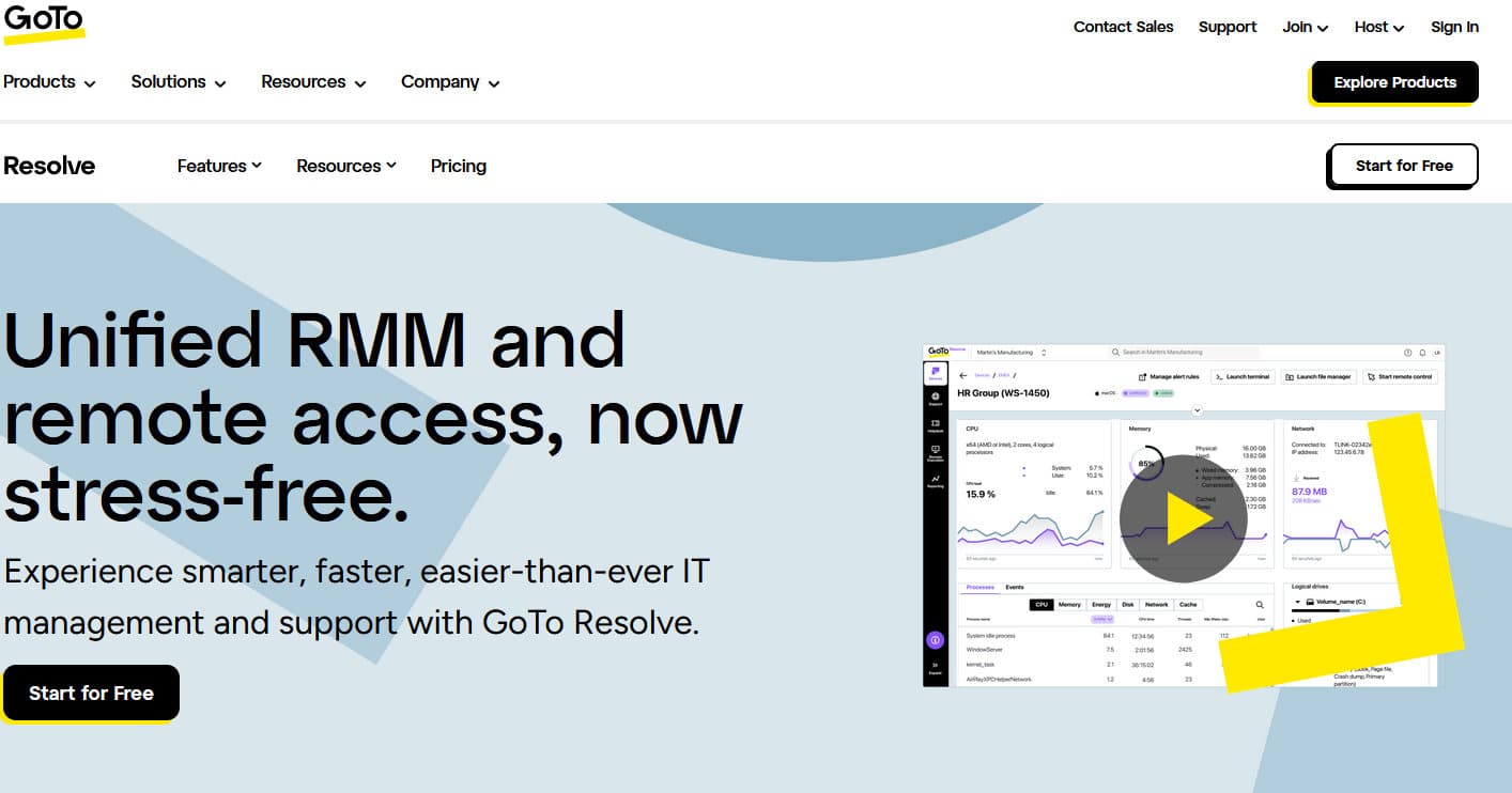 GoTo Resolve