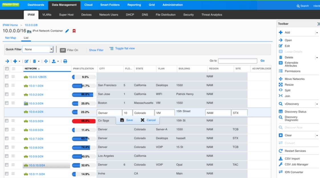 Infoblox IPAM