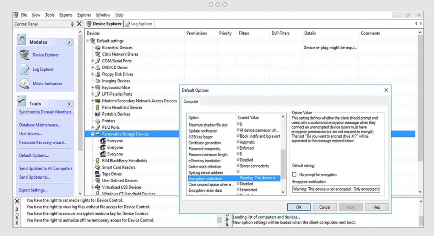 Ivanti device control