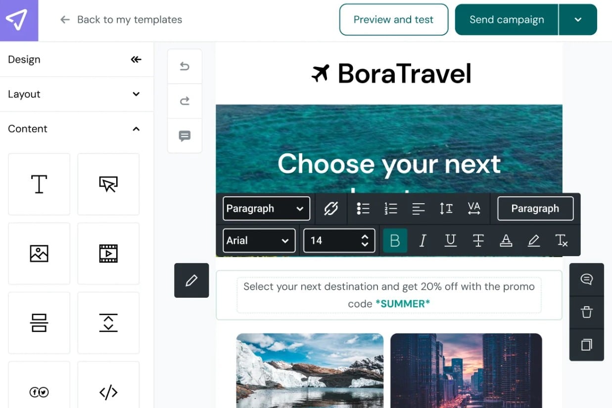 Mailjet Editor