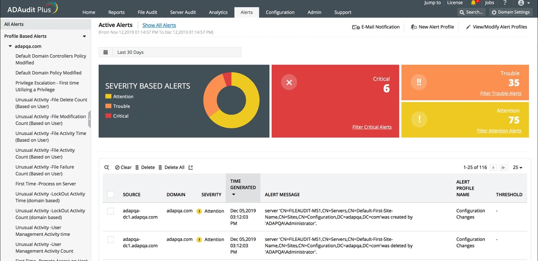 ManageEngine ADAudit Plus