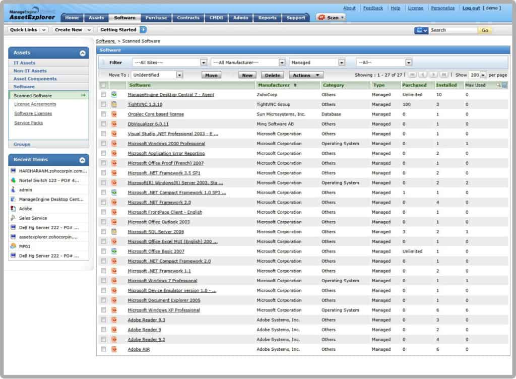 Asset Management Software for Managing & Tracking Devices, Computers