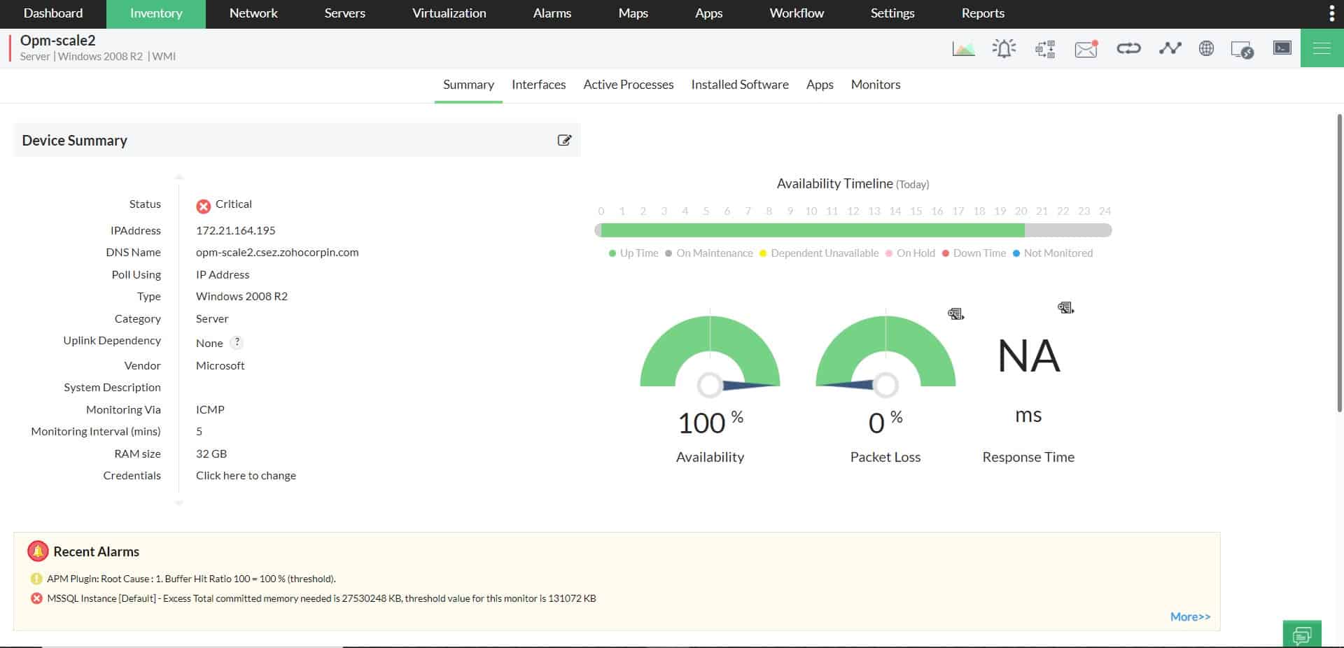 ManageEngine OpManager