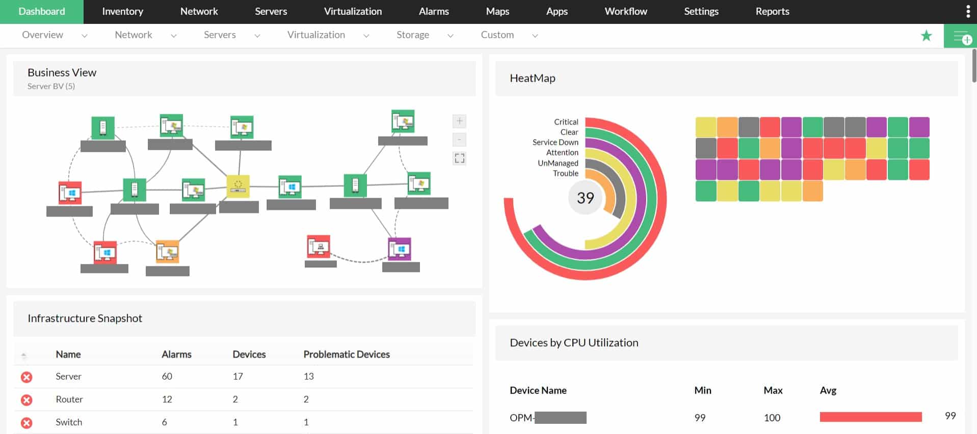 ManageEngine OpManager Network Monitoring
