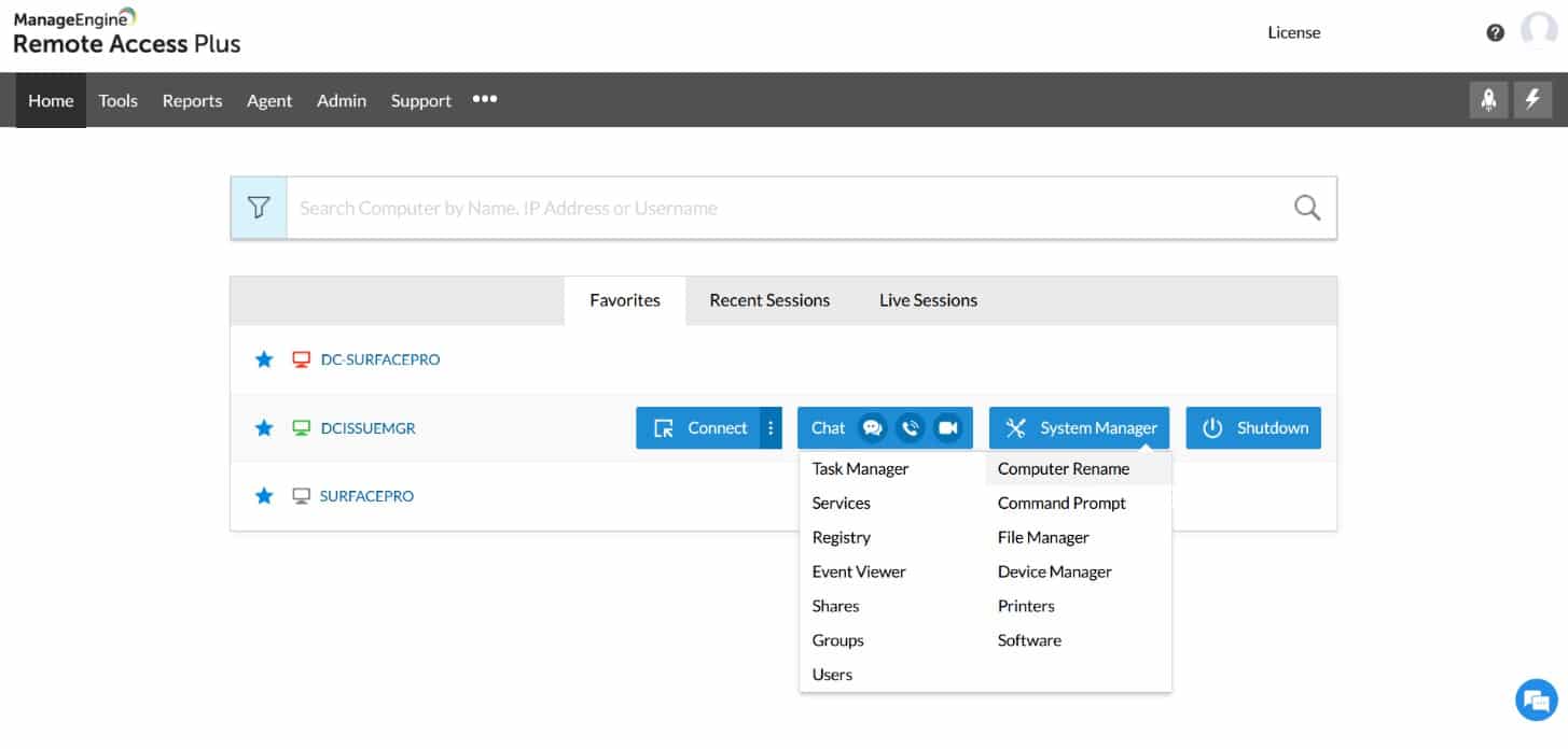 ManageEngine Remote Access Plus