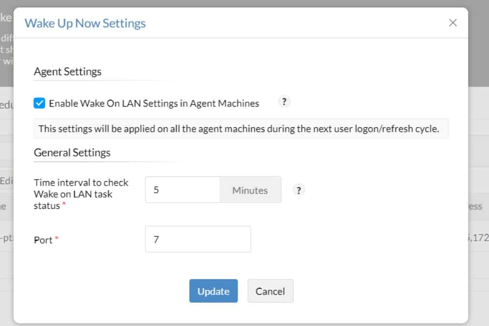 ManageEngine Remote Access Plus WOL