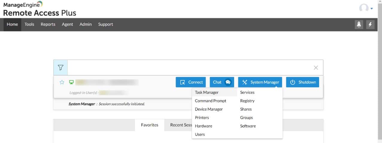 ManageEngine Remote Access Plus