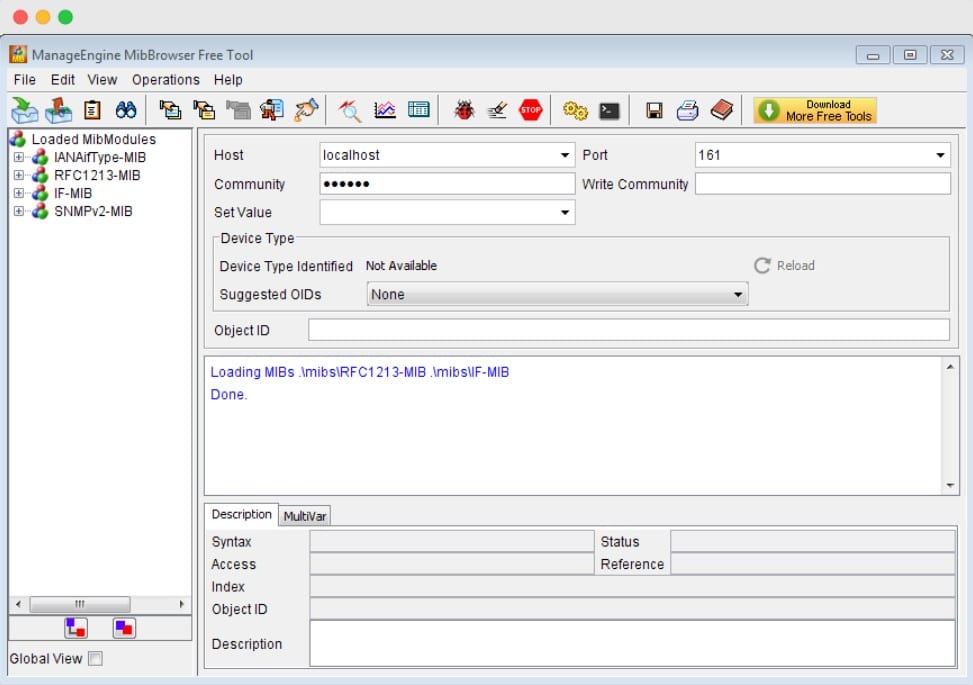 ManageEngine SNMP Tool