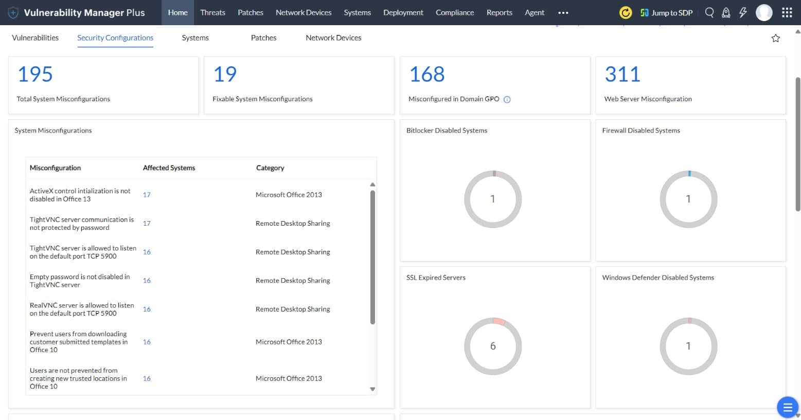 ManageEngine Vulnerability Manager Plus
