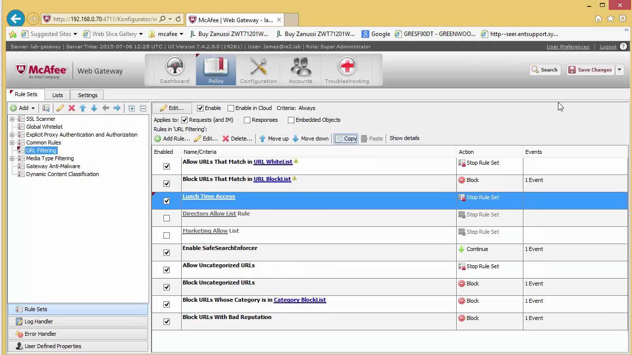 McAfee Web Gateway