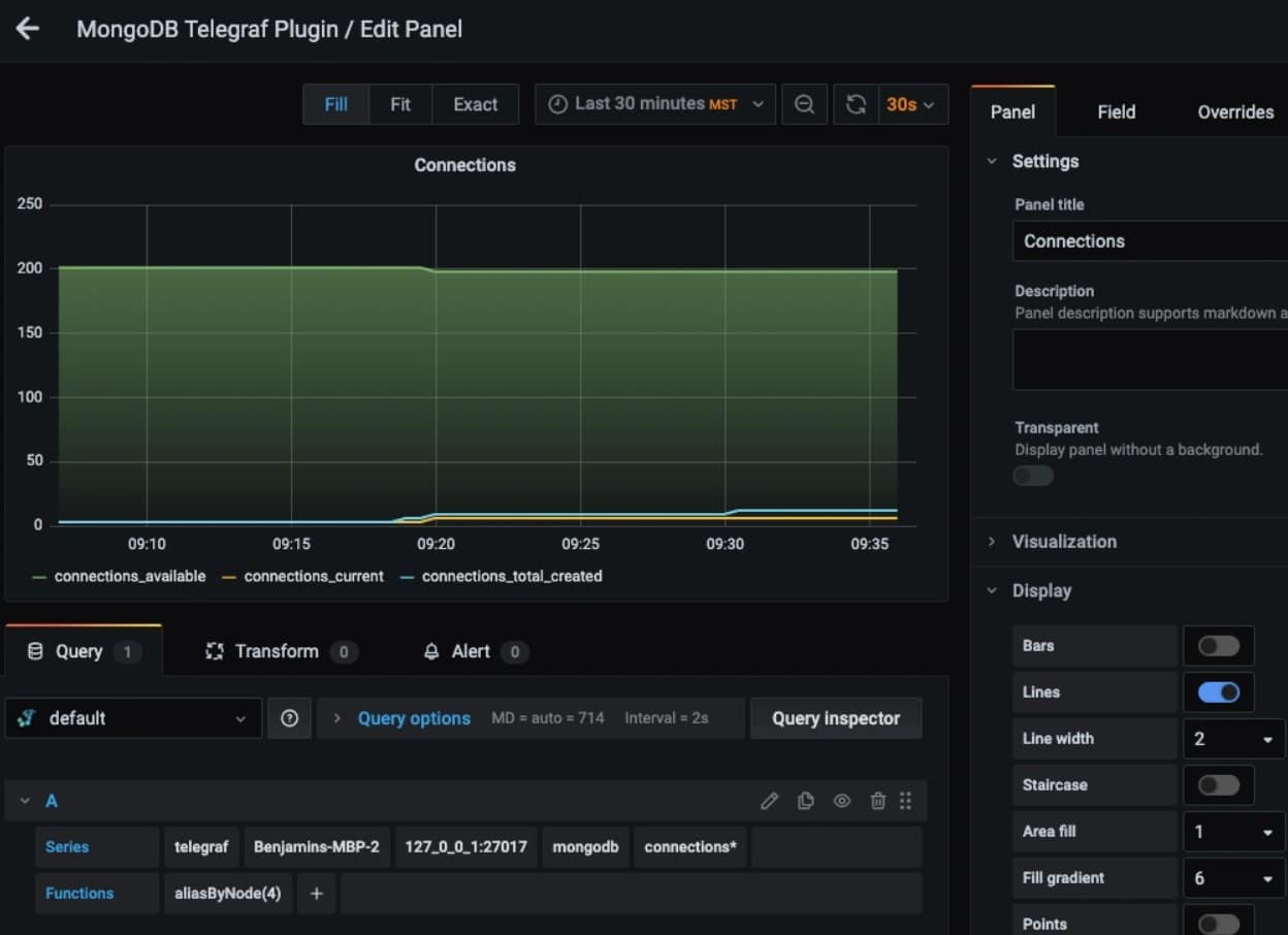 Metricfire MongoDB Monitoring