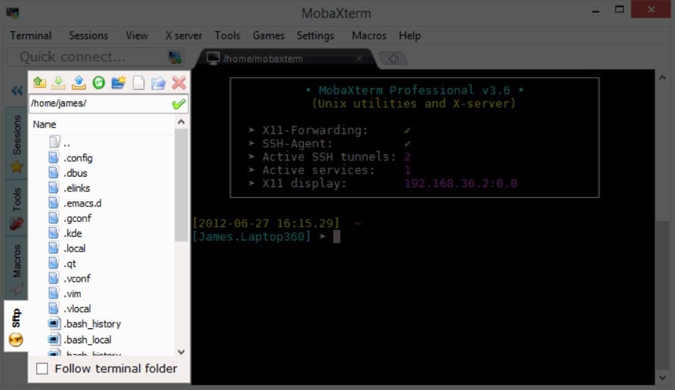 Mobatek Mobaxterm SSH Client