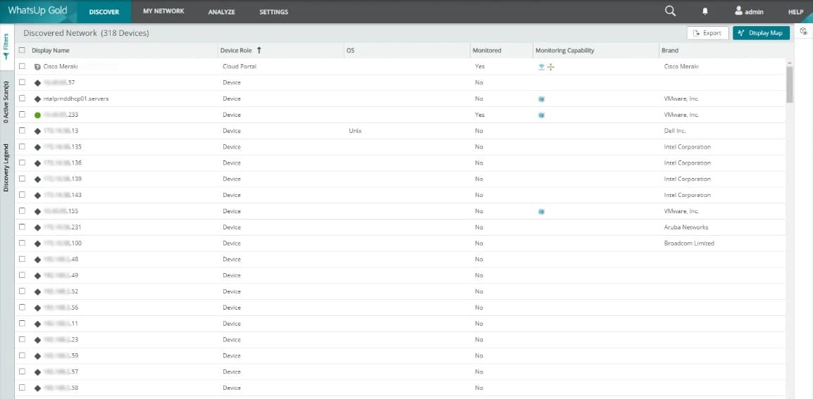 Progress WhatsUp Gold Network Monitoring Discovery