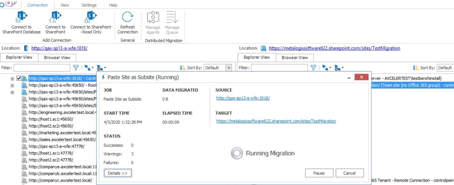 Quest Content Matrix Sharepoint