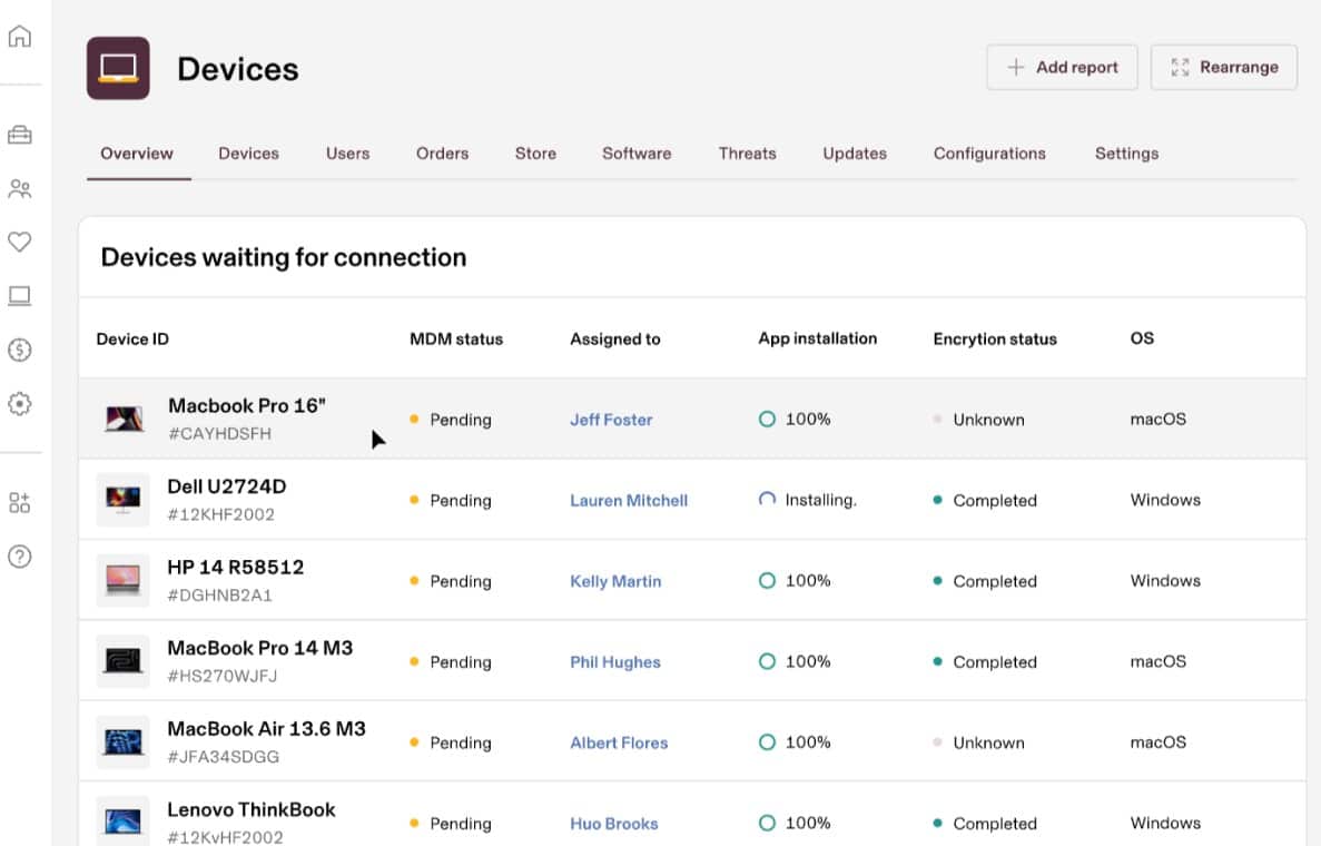 Rippling IT Mobile Device Management