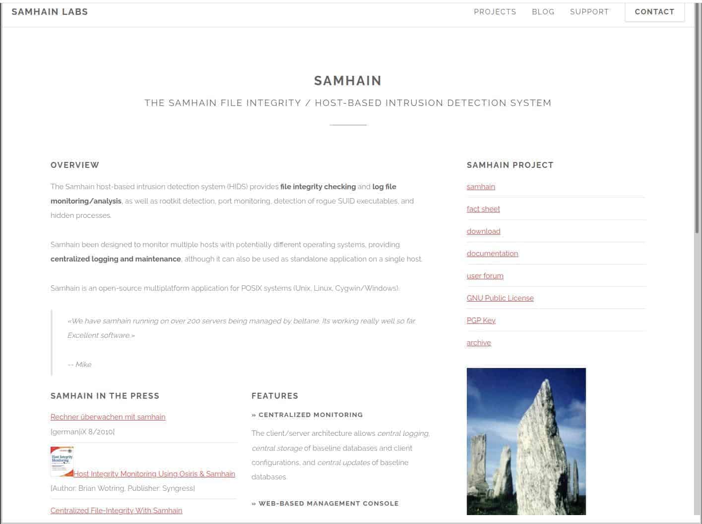 Samhain File Integrity