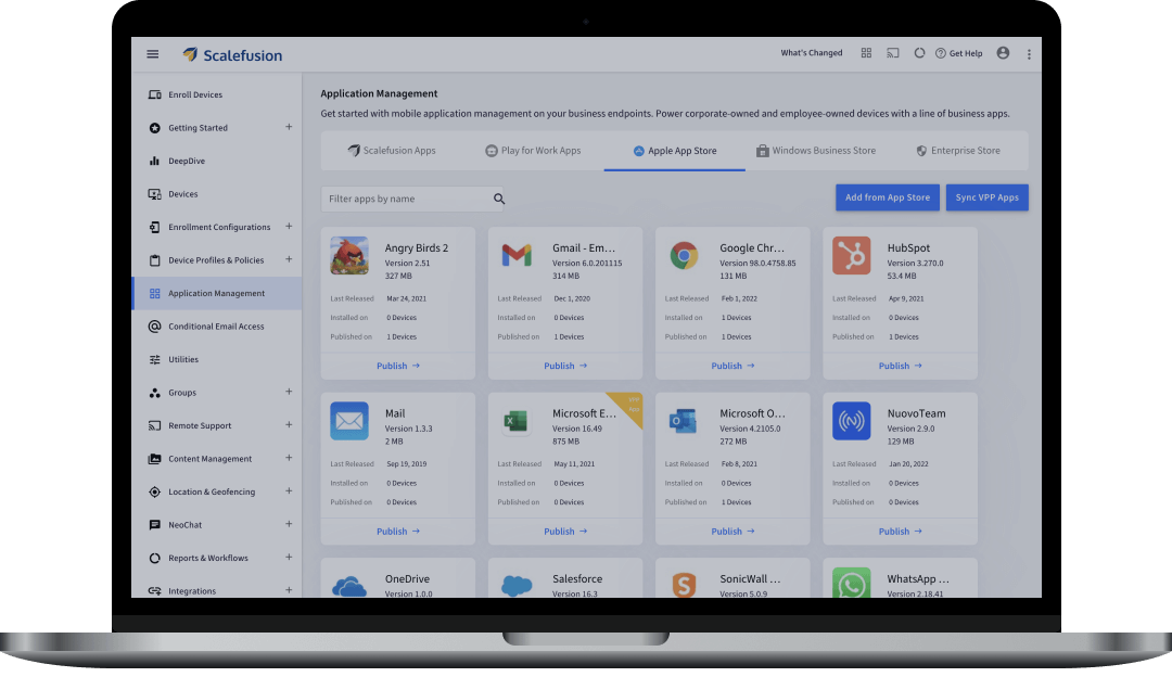 Scalefusion unified endpoint management system