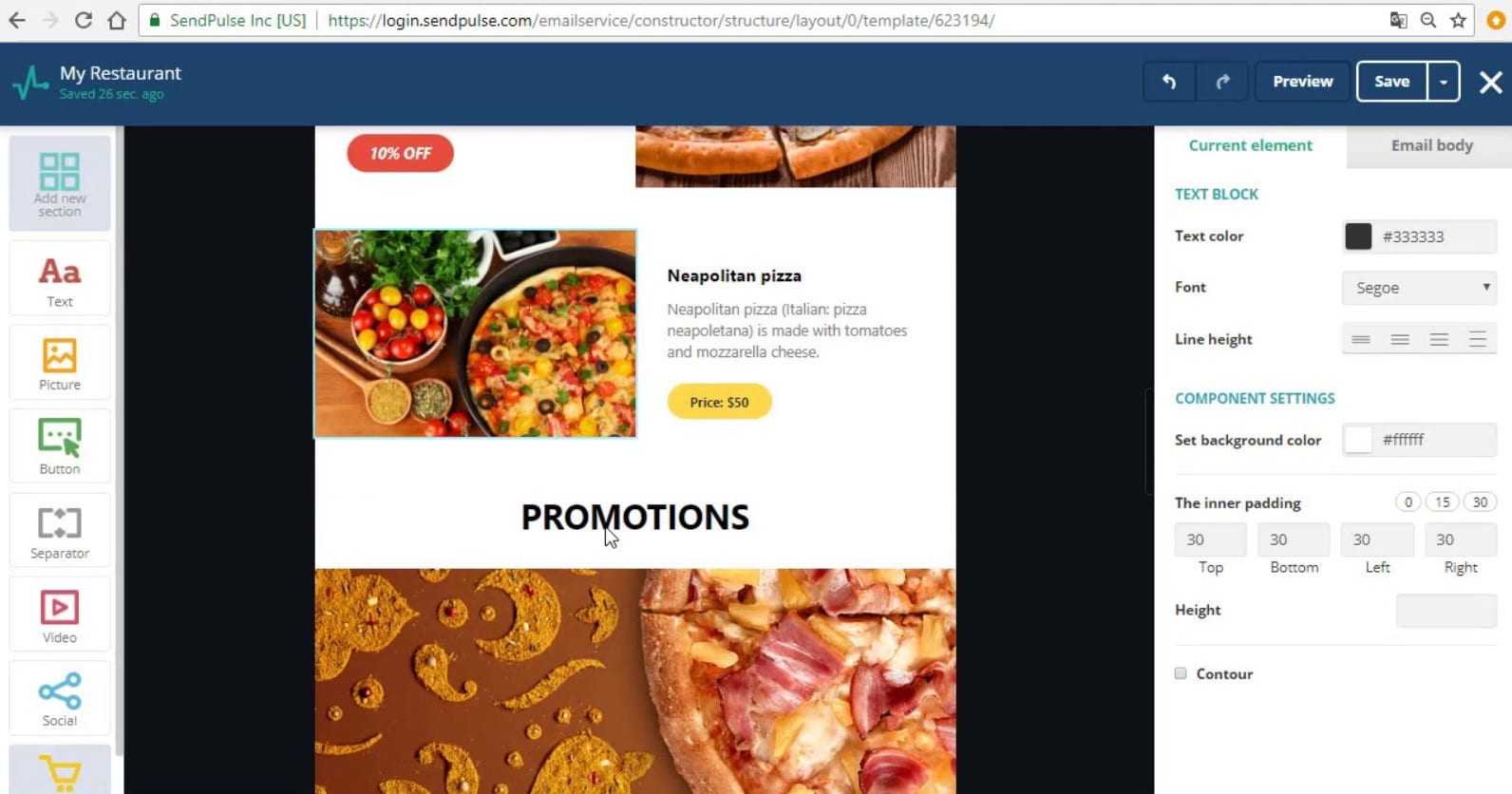 Sendpulse email marketing
