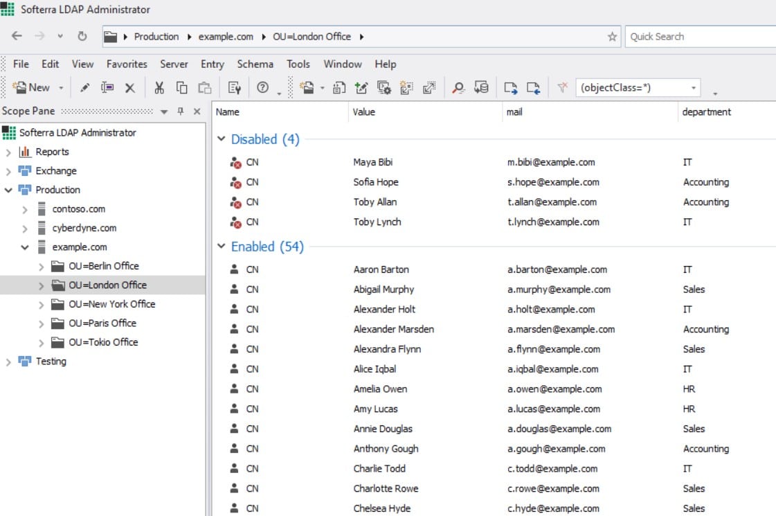 Softerra ldap administrator ad automation