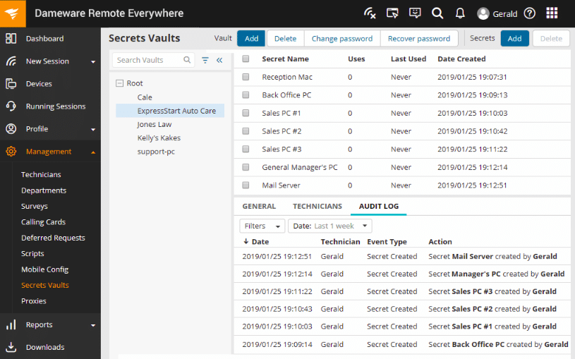 SolarWinds Dameware Remote Everywhere