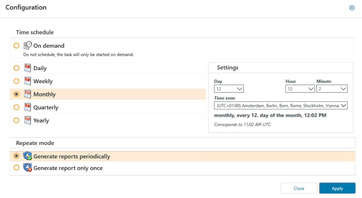 Solarwinds ARM reports
