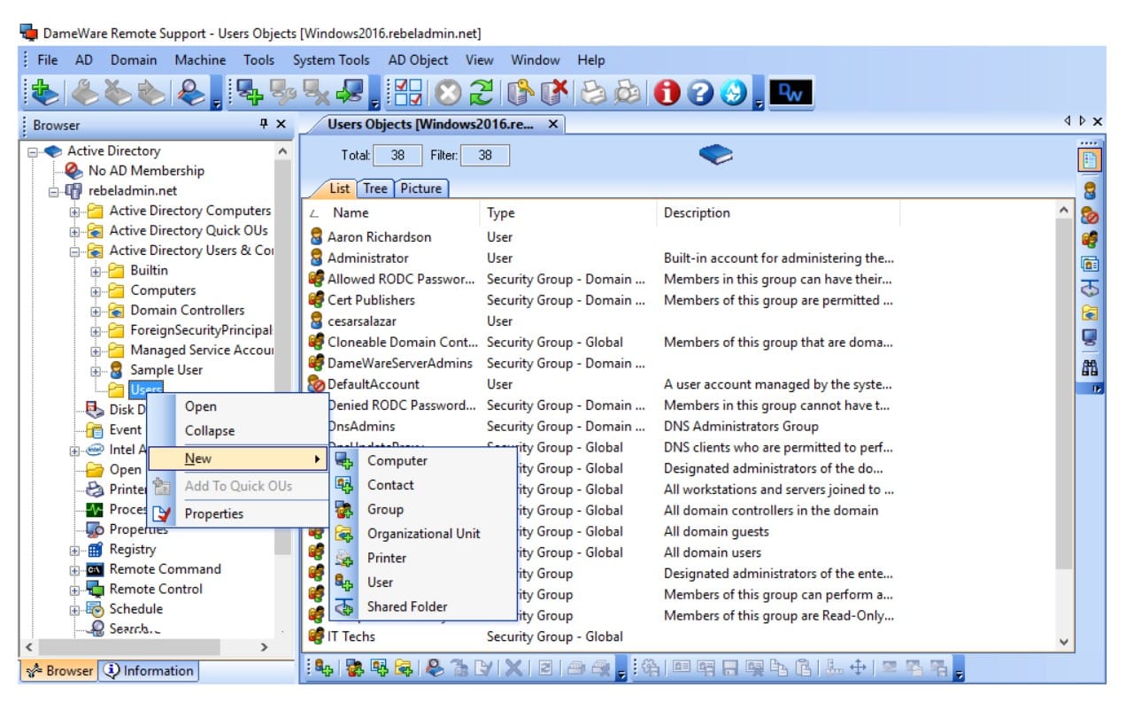 Solarwinds Dameware Remote Support