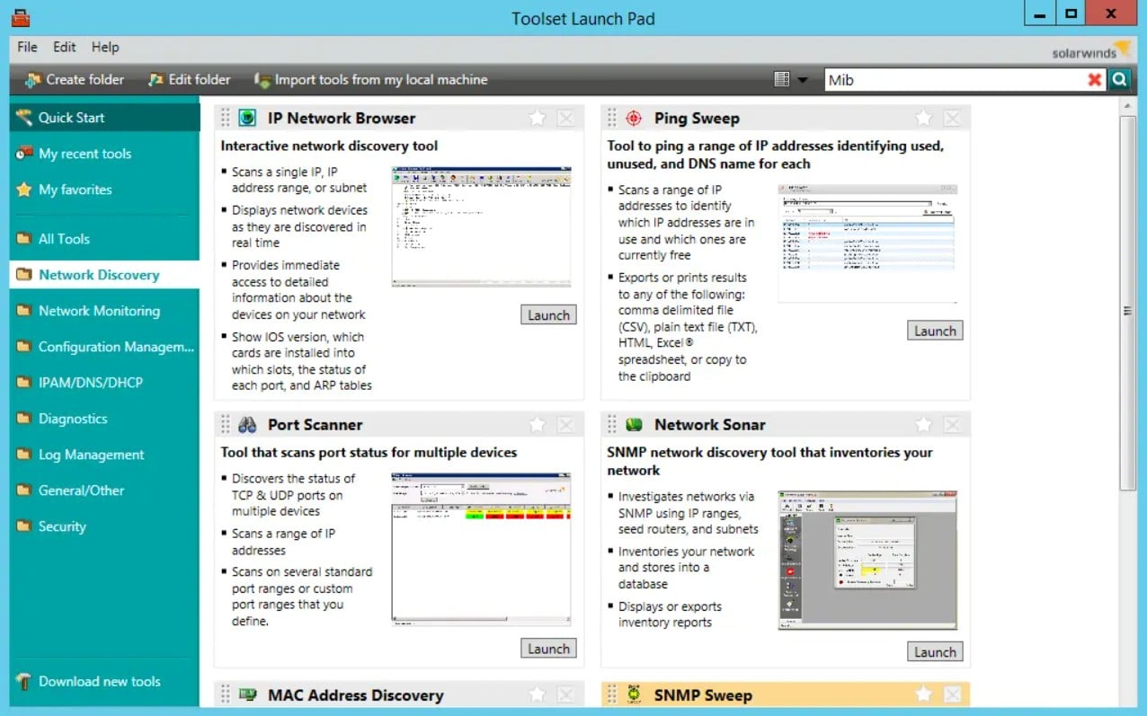 Solarwinds Engineer's Toolset Open Port Scanner