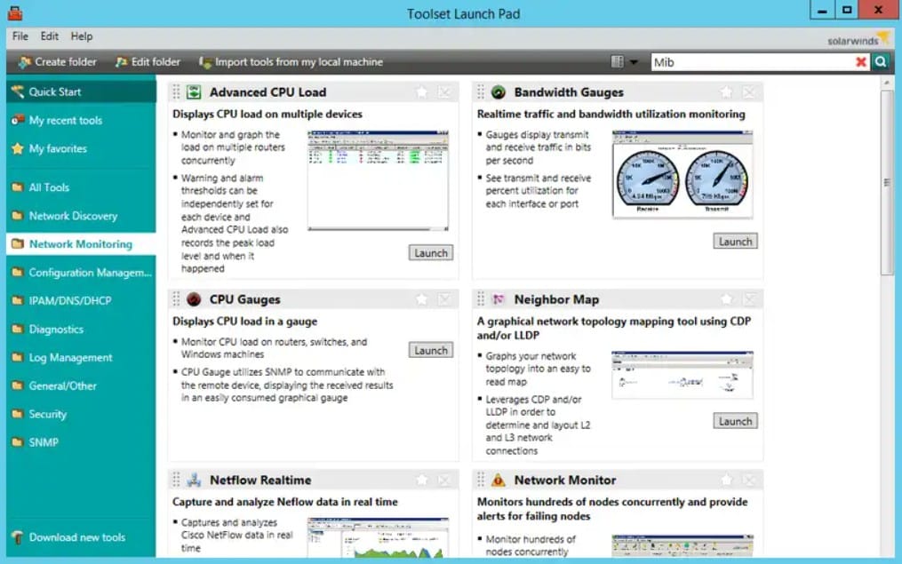 Solarwinds Engineers Toolset cpu
