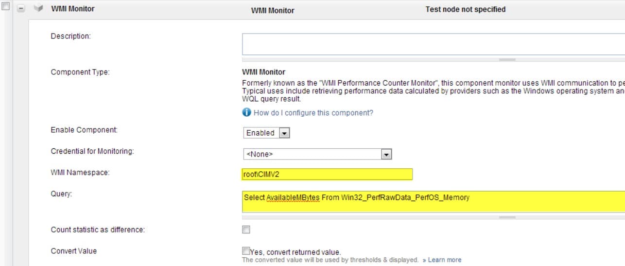 Solarwinds WMI Monitor