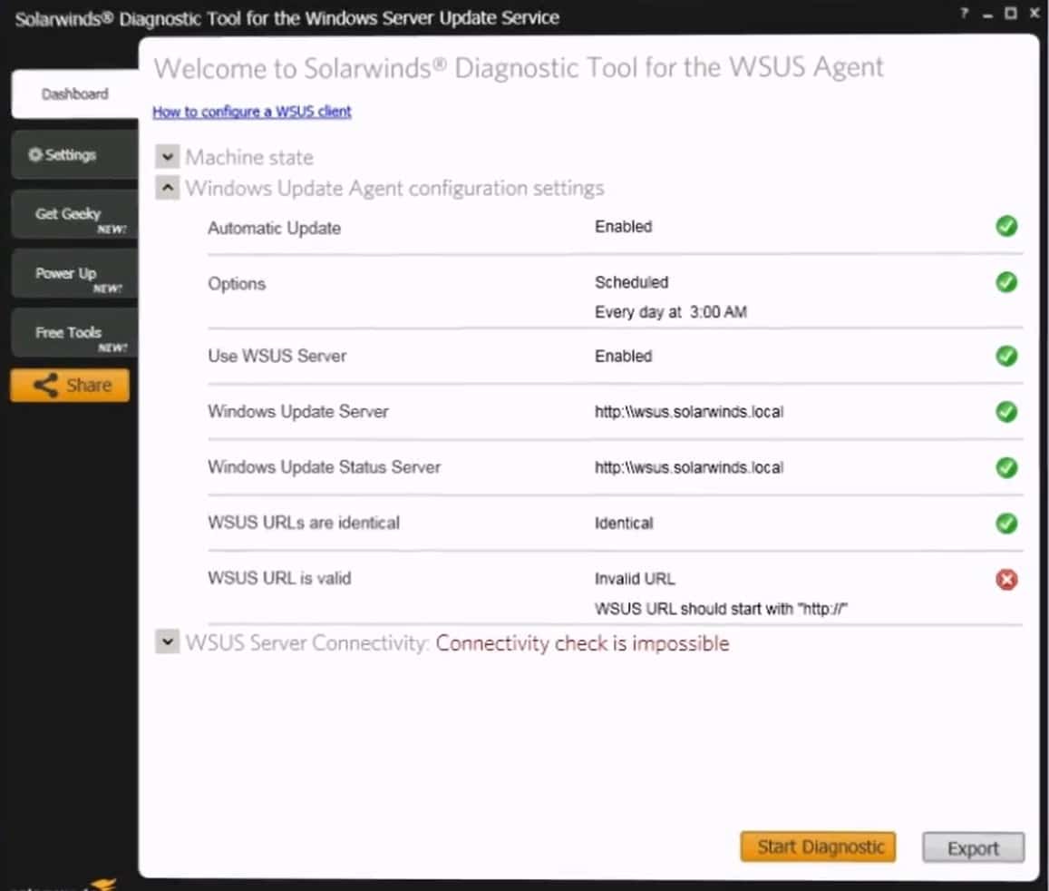 Solarwinds WSUS