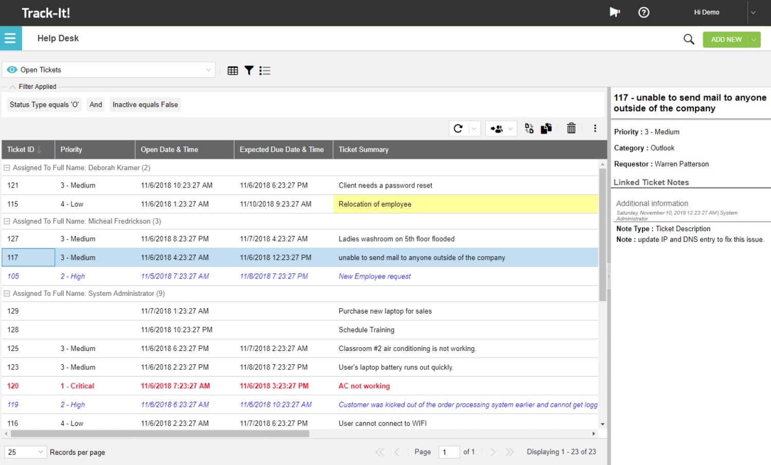 Track-It Help Desk