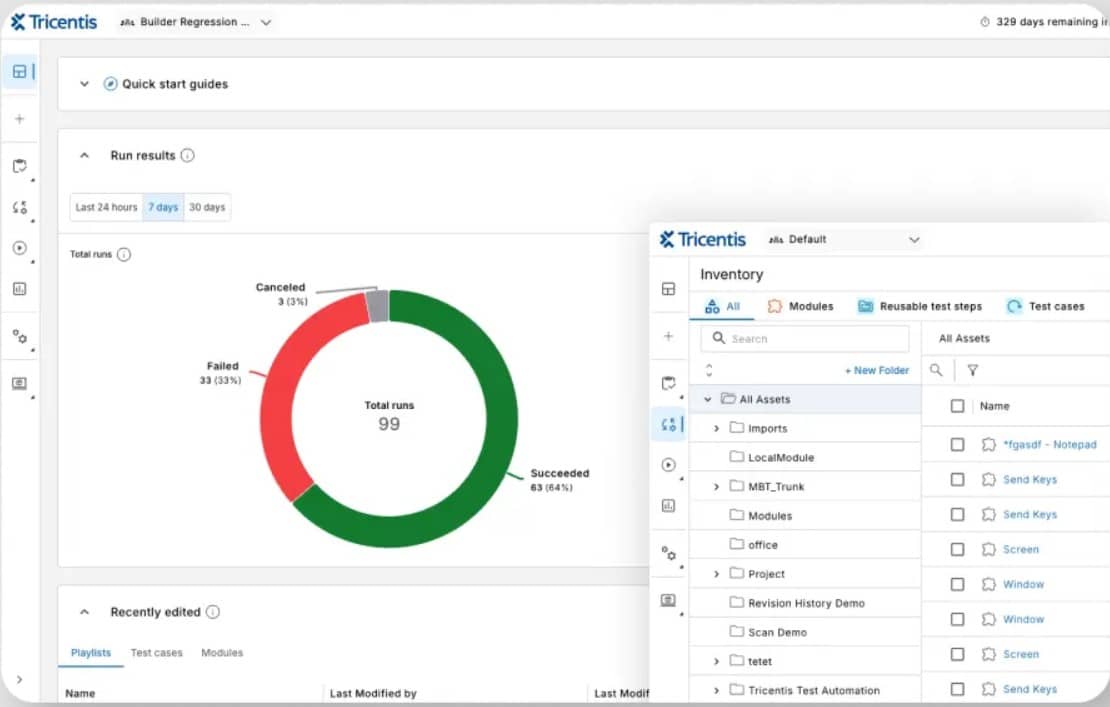 Tricentis Tosca browser testing