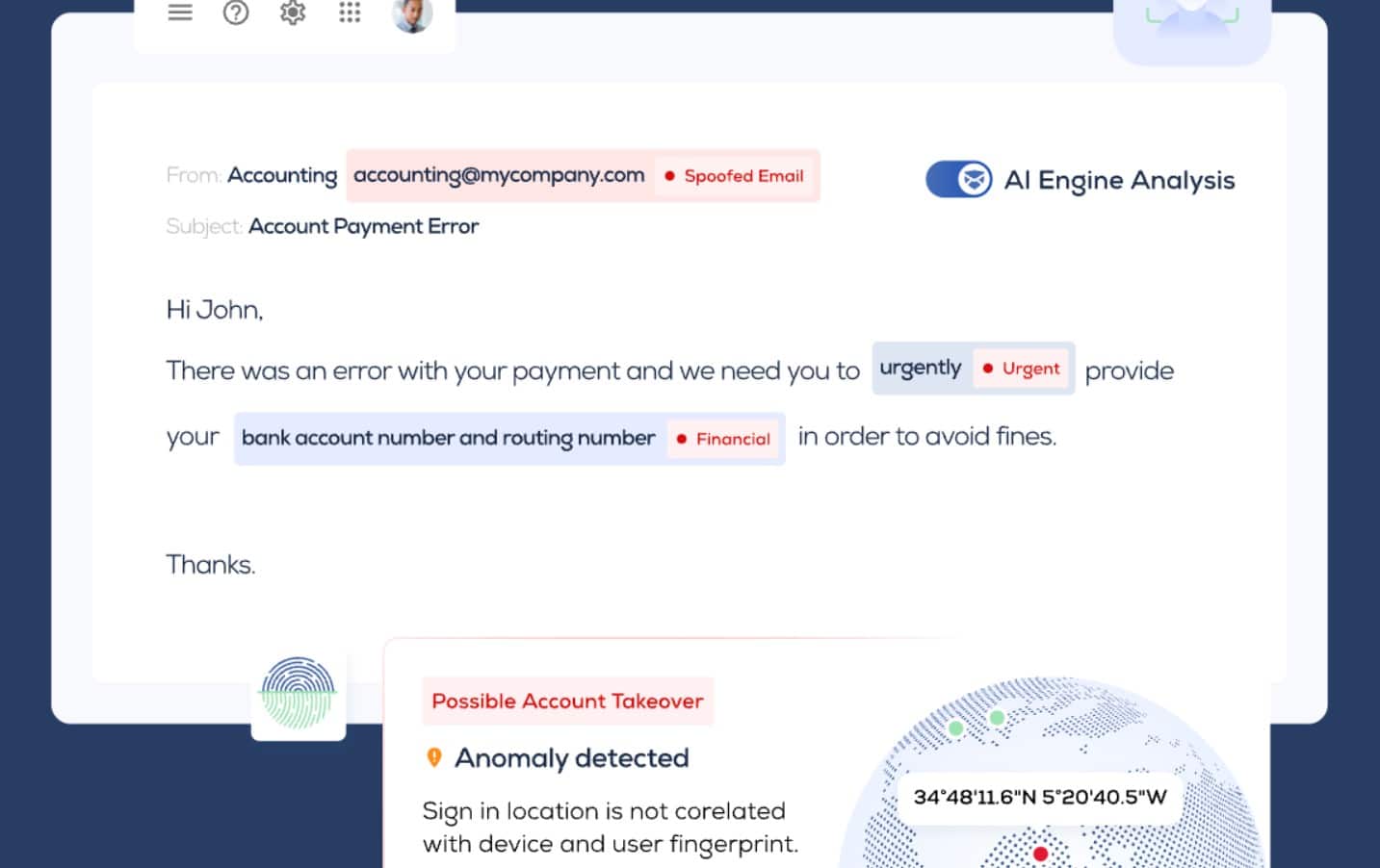 Trustifi Inbound Shield Phishing