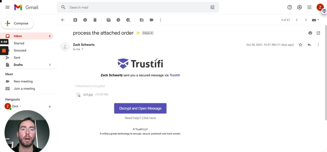 Trustifi email protection