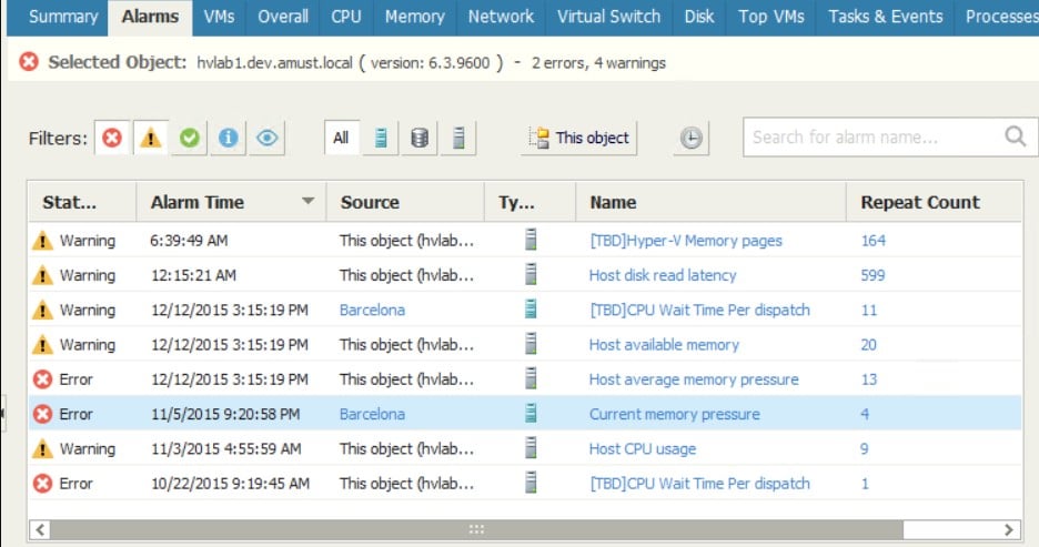 Veeam One Hyper-V
