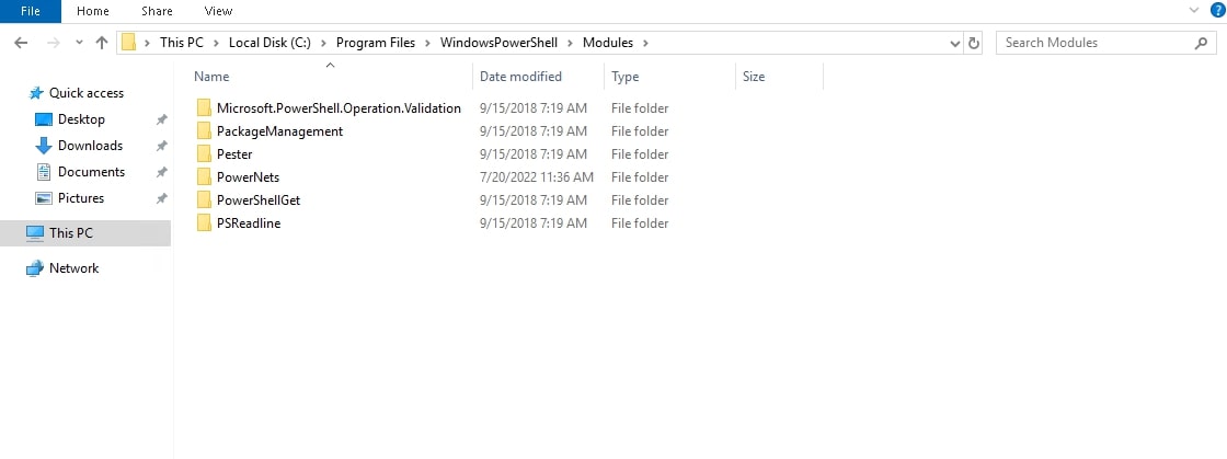 Verify powernet module