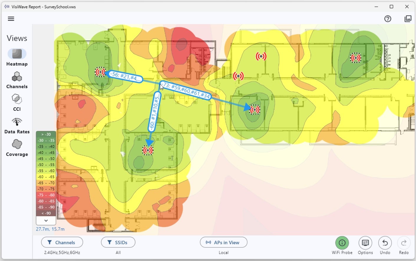 Visiwave Wifi Heatmap