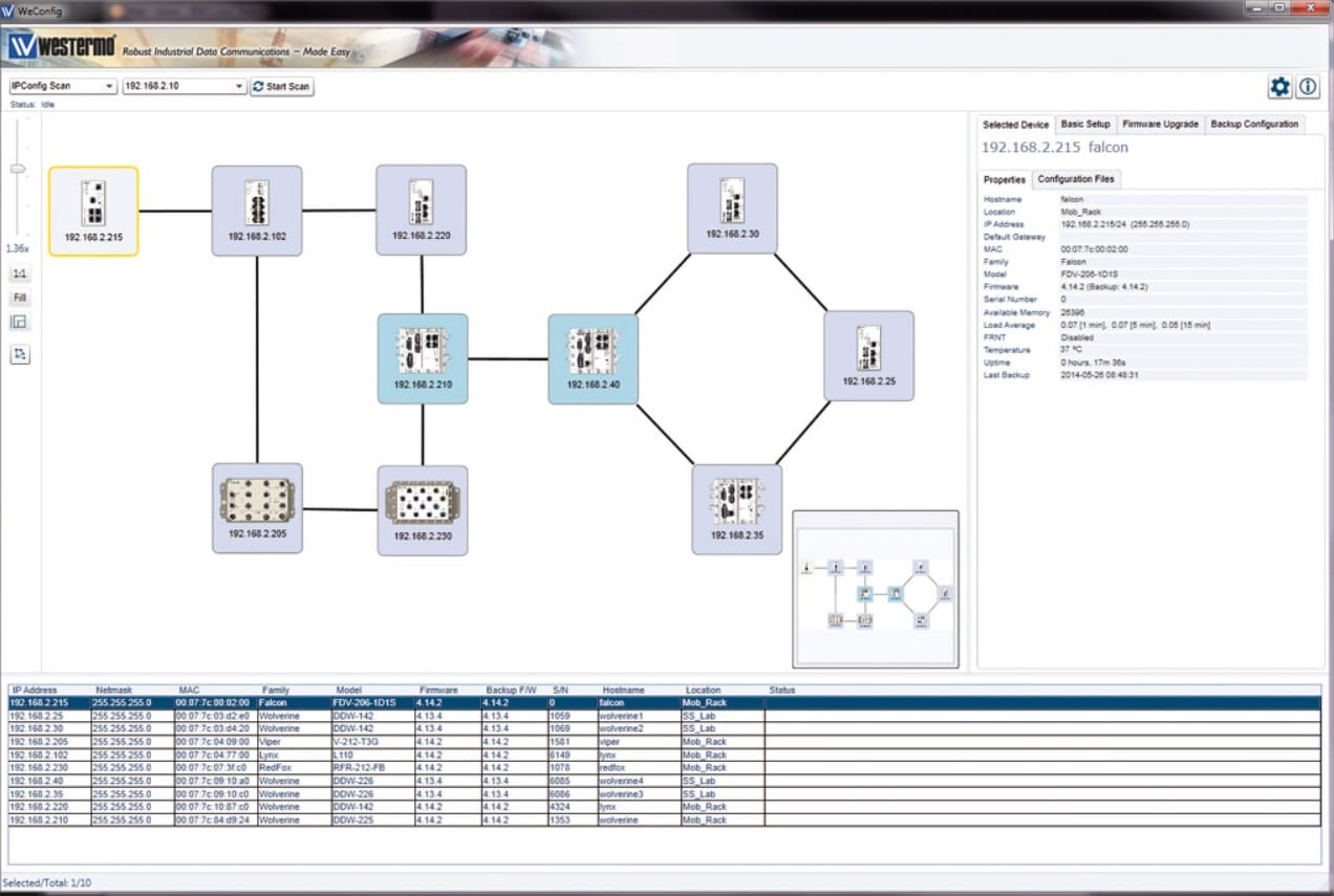 Westermo Weconfig network automation