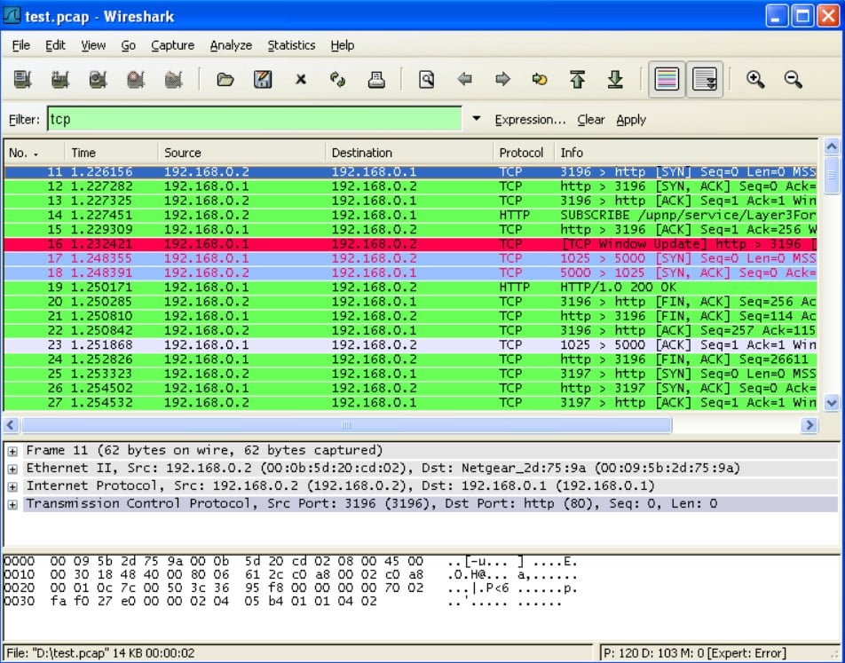 Wireshark Packet Sniffer