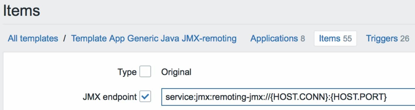 Zabbix JMX Monitoring