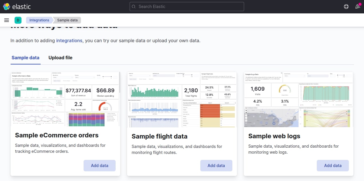 add sample data